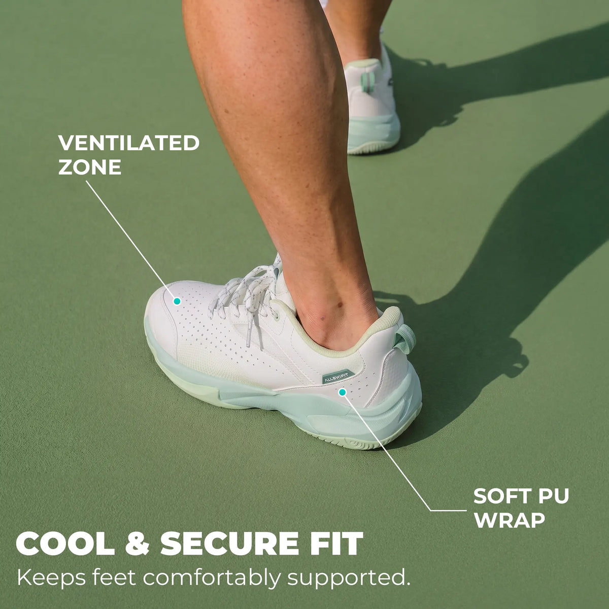 ALLSWIFIT Women'S Pickleball & Tennis Training Shoes | All-Court,Lightweight,Breathable,Non-Slip and Wear-Resistant,Lateral Support,Coushioning,Gym,Workout,Sport Sneaker