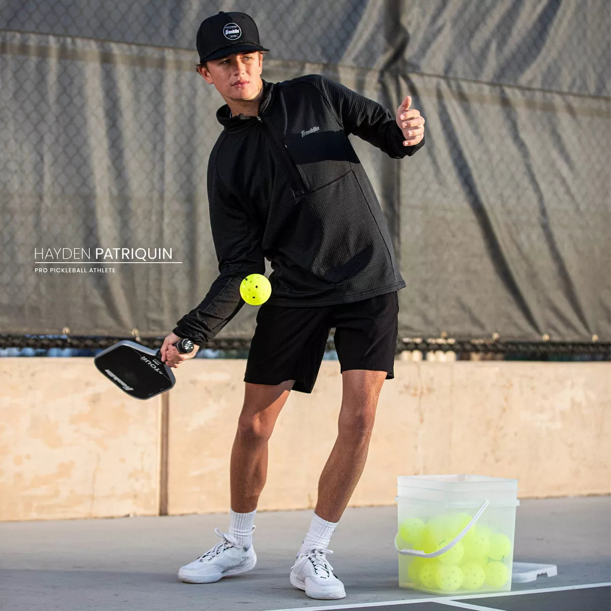 Franklin X-40 Outdoor Pickleballs — Neon 6-Pack